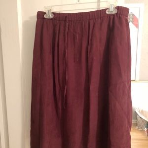 Madewell midi skirt